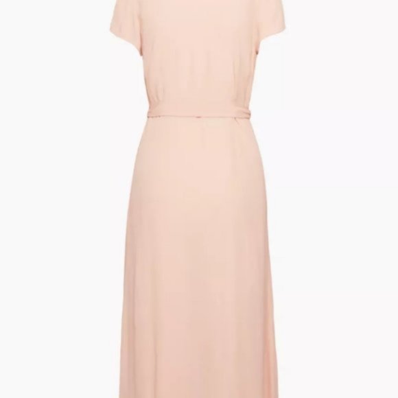 Aritzia Wilfred Button-up Shirt Dress - NWT XS Soft Blush Pink - Picture 5 of 6